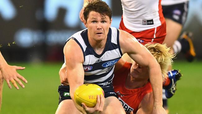 Patrick Dangerfield won just about every individual AFL Award and he was a no-brainer to be No.1 in Robbo’s top 50. Picture: Getty Images