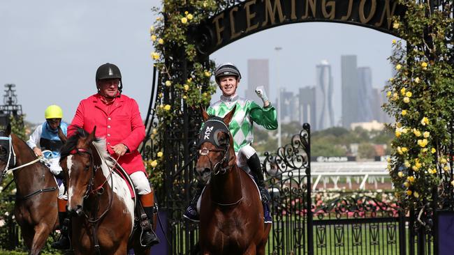 Jye McNeil rode four winners at Flemington to take his season tally to 24. Picture: Getty Images