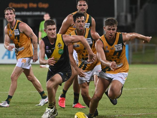 St Mary’s surge into the grand final with win over Nightcliff. Picture: Julianne Osborne