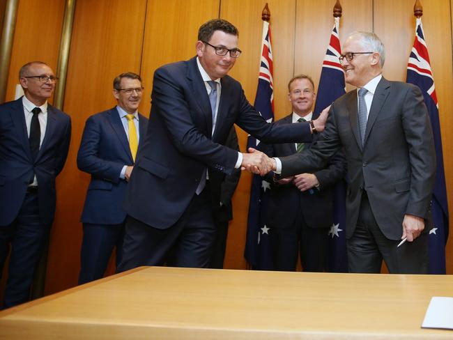 State Premiers met with Malcolm Turnbull in Canberra last week. Picture: Gary Ramage