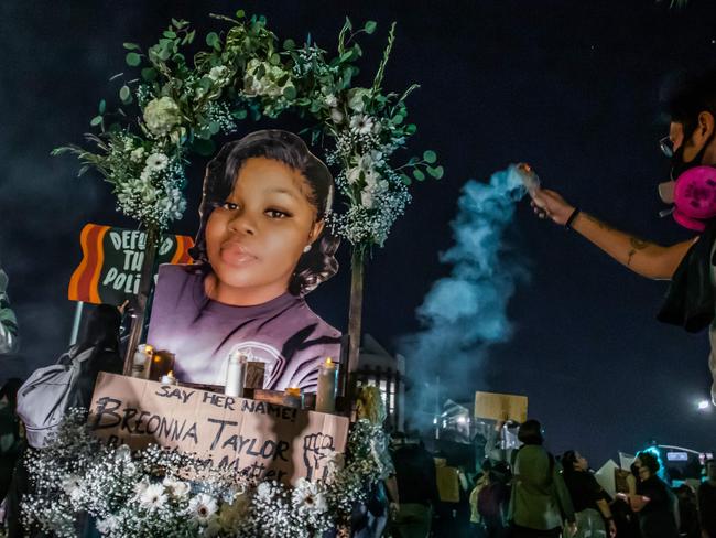 Breonna Taylor was killed in March. Picture: Apu Gomes/AFP