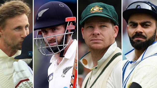 Test cricket's big boys: Joe Root, Kane Williamson, Steve Smith and Virat Kohli.