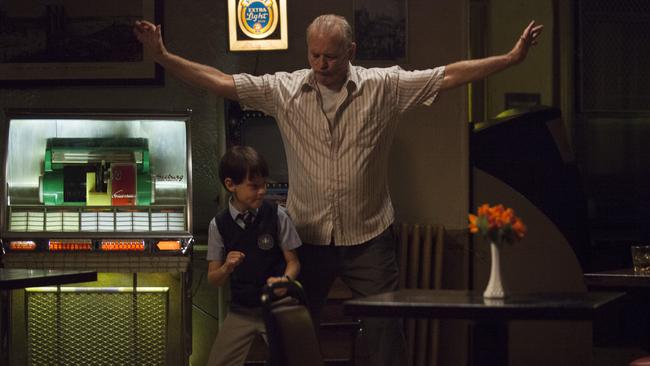 Bedraggled sight to behold ... Bill Murray as Vincent with Oliver (Jaeden Lieberher). Picture: Village Roadshow films