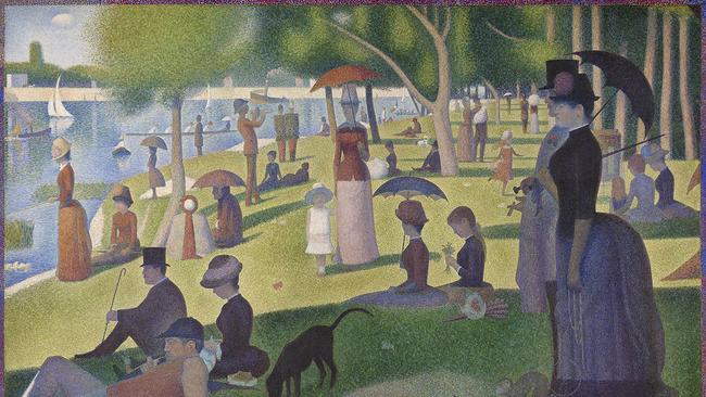 Seurat painting A Sunday on La Grande Jatte