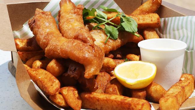 Look for fish and chips cooked in fresh oil and a light batter. Picture: Rohan Kelly