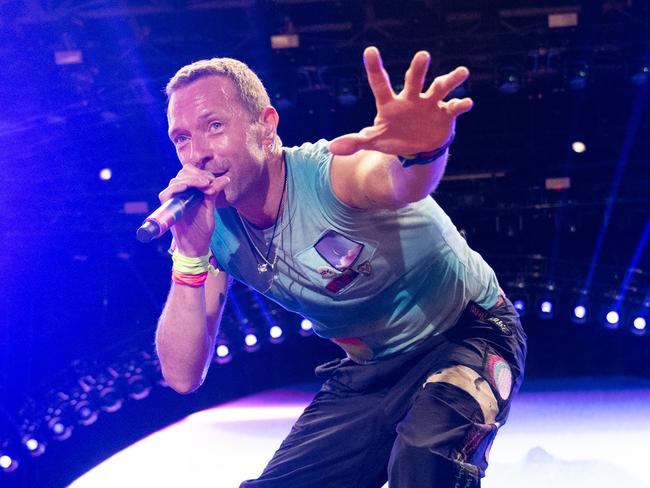 Chris Martin and his band Coldplay are in Australia for their Music in Spheres tour. Picture: Samir Hussein/WireImage