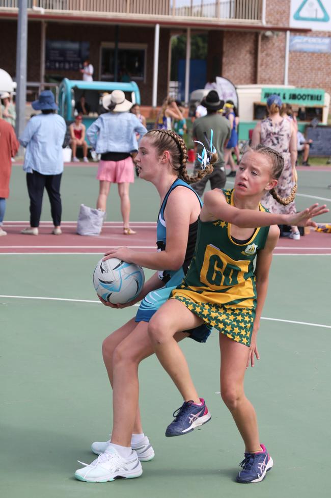The Netball Qld Primary Schools Cup grand finals are being held at the Hinterland District Netball Association at Mudgeeraba. Picture: Mike Batterham.