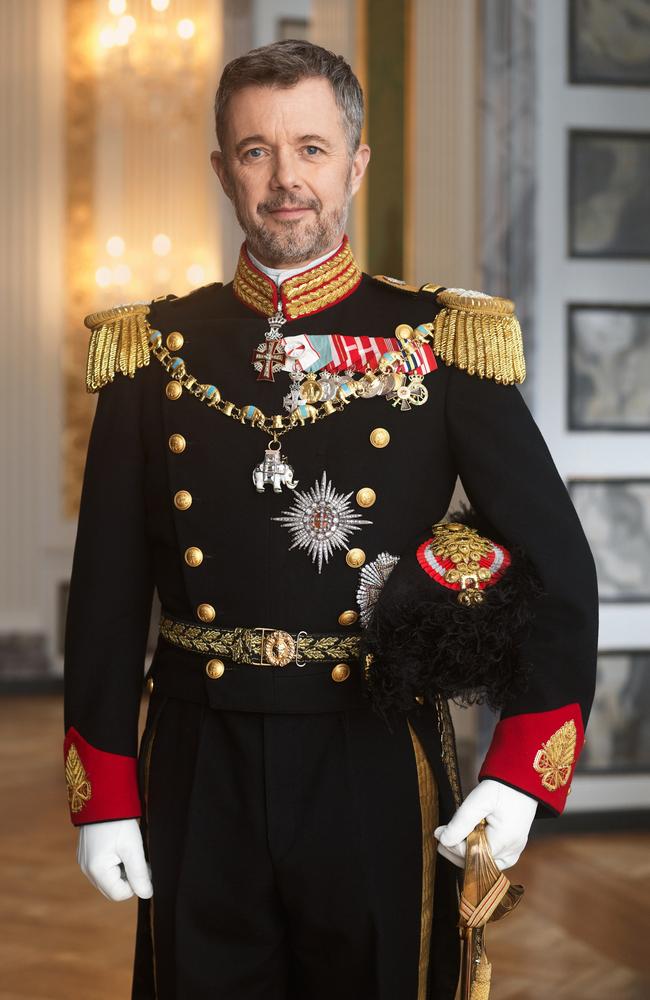 King Frederik’s new official portrait. Picture: Steen Evald