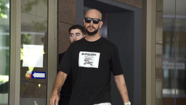 Ibrahim Al Alazhari, 25, outside Melbourne Magistrates Court after facing a committal hearing on alleged kidnapping charges. Picture: NewsWire / Andrew Henshaw