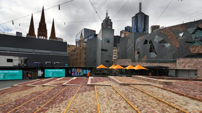 Experts say Melbourne’s public health interventions might be having an impact and are worth the optimism. Picture: Alex Coppel