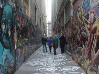 For EDit: Photo of Melbourne street art taken by Year 9 King's Christian College student Hannah Claughton