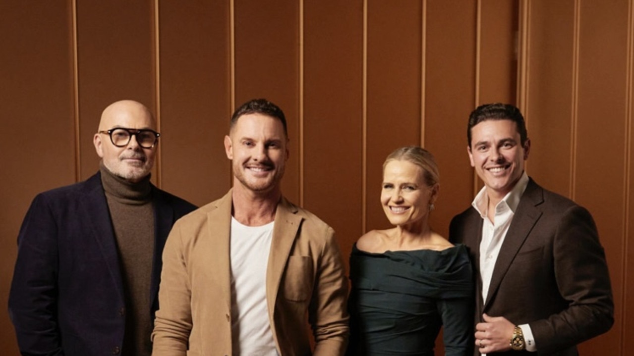 The Block judges Neale Whitaker, Darren Palmer, Shaynna Blaze and Marty Fox have had to deal with the contestants. Picture: Supplied/Channel 9