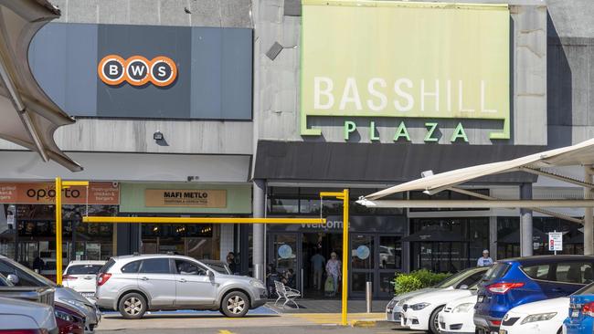 Bass Hill Plaza, where the assault took place in April 2017. Picture: Matthew Vasilescu