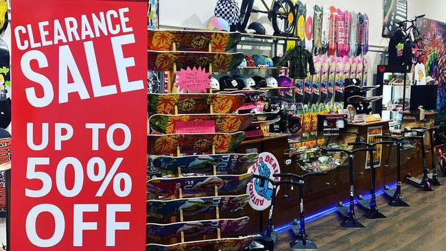 Flipside Gympie is running a huge clearance sale to lighten the load of stock that will head back to their warehouse. Picture: Flipside Gympie