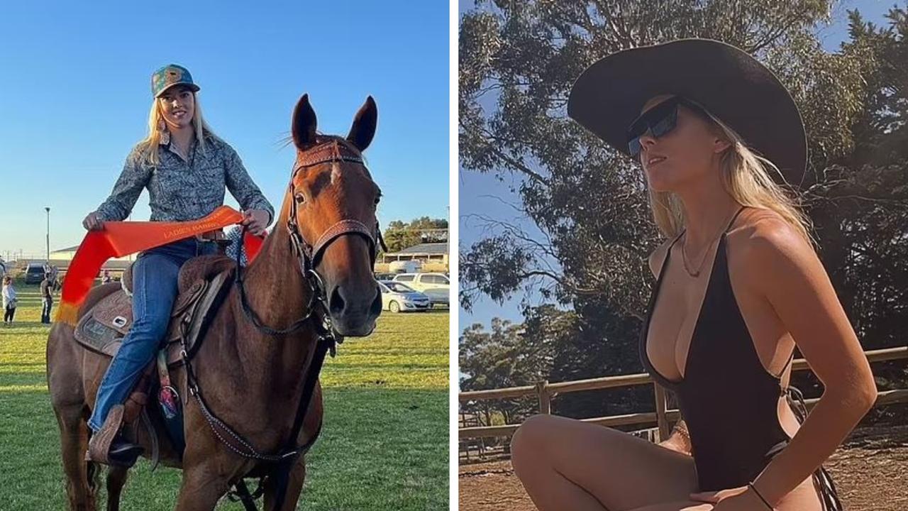 Bikini cowgirl Storm Hogan goes viral on TikTok for farm life