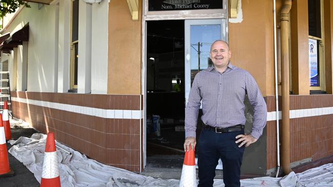 Renovations at The Spotted Cow, overseen by owner Scott Hempel.