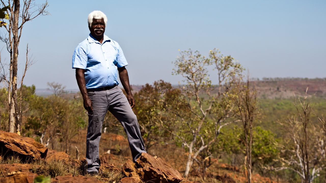 Aboriginal community leader Bobby Nunggumajbarr in the community of Ngukurr in southeast Arnhem Land.