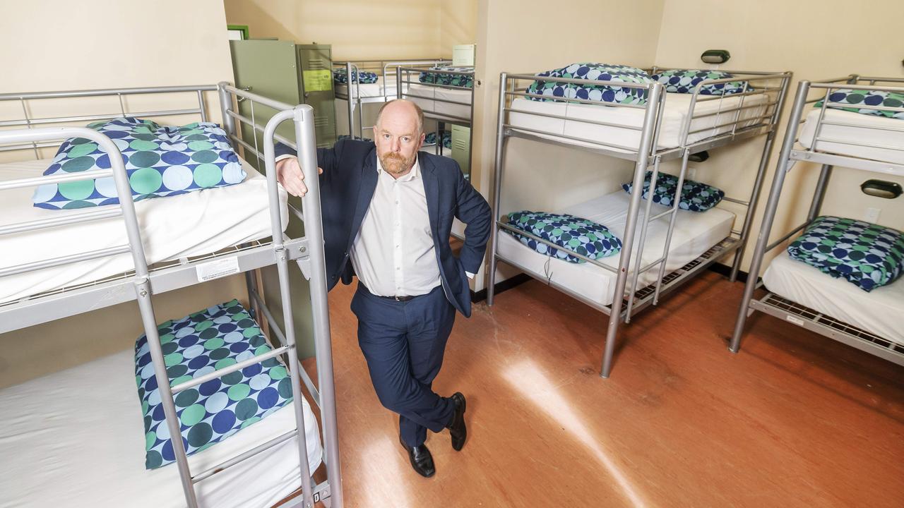 Evan Mahoney owns Melbourne City backpackers. He says his business has been 'decimated' by the pandemic and it will take at least two years for him to bounce back. Picture: Rob Leeson.