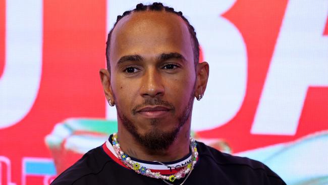 Mercedes' British driver Lewis Hamilton has no concerns over the rumour. (Photo by Giuseppe CACACE / AFP)