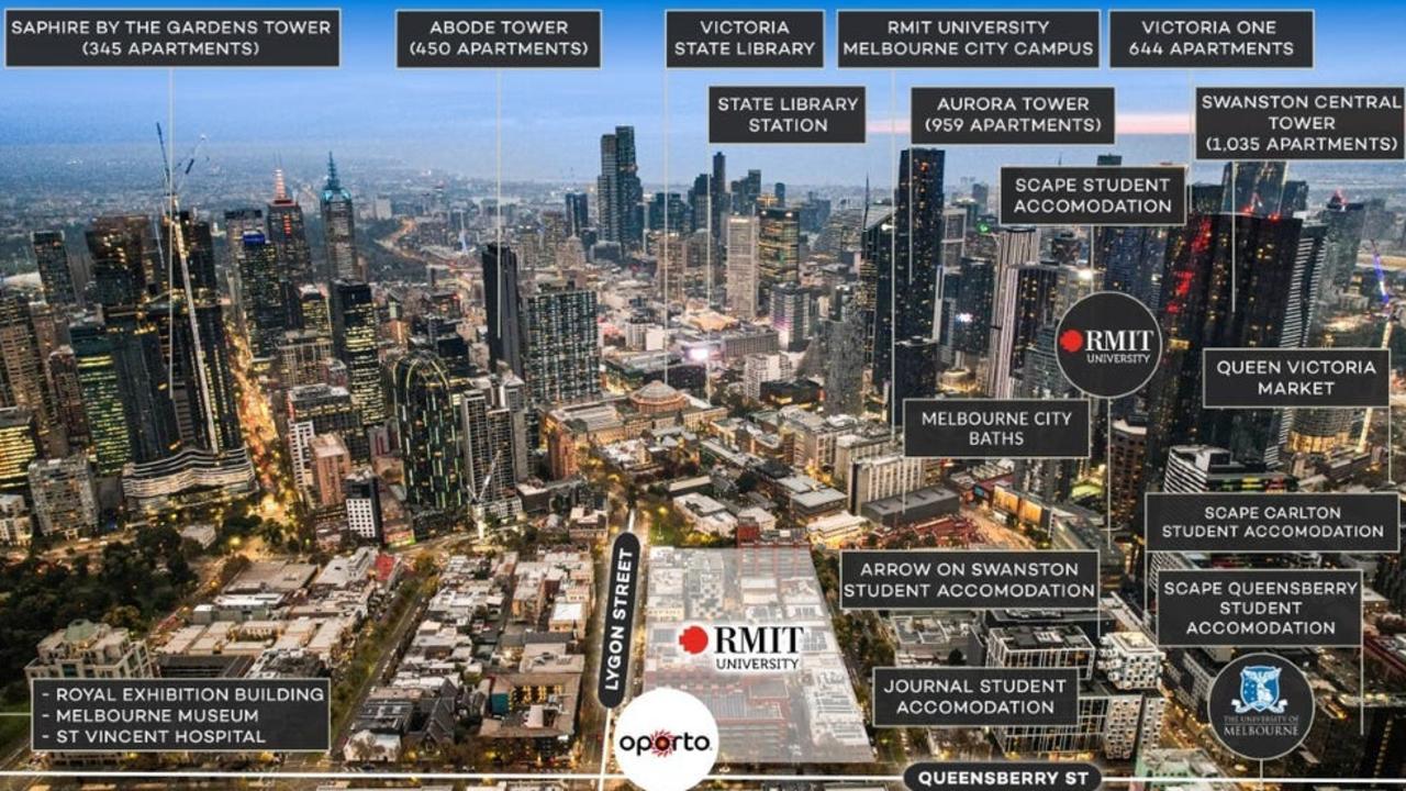 The restaurant is located near Melbourne University, RMIT University and other educational institutes. Picture: Supplied.