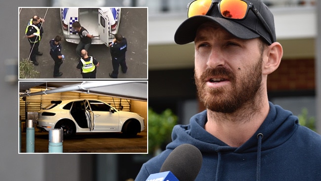Hawthorn’s Brendan Whitecross’ Porsche was stolen from his home by burglars.