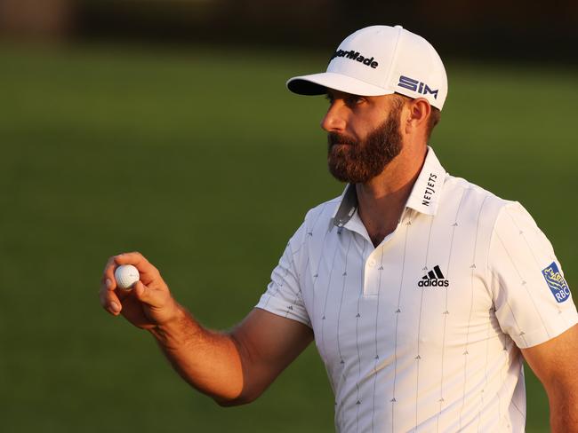 Dustin Johnson of the United States.