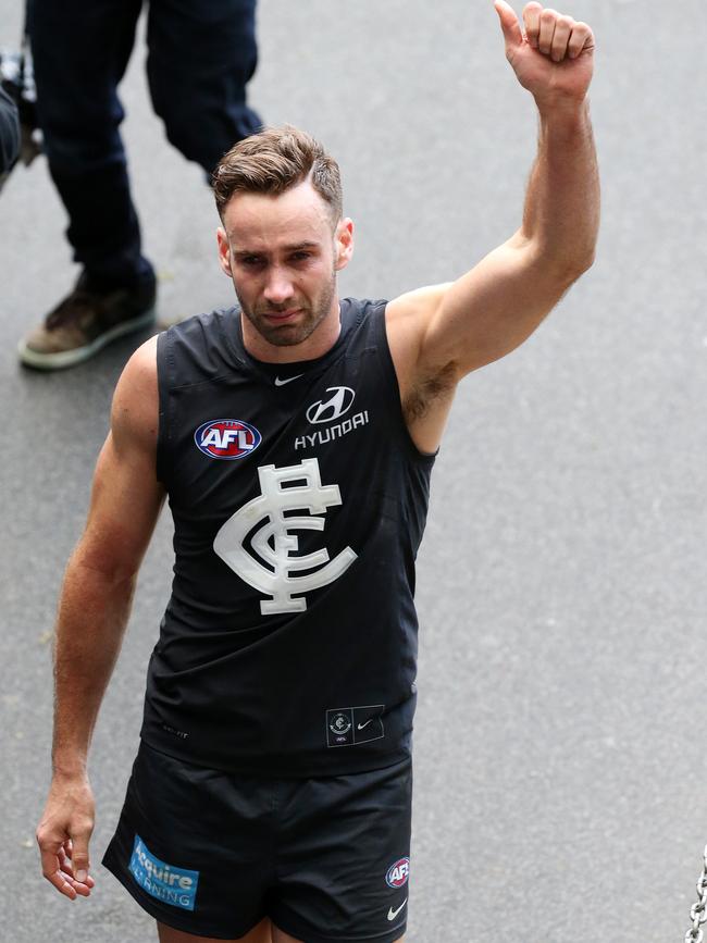 Andrew Walker, whose career was cut short by a knee injury, has been involved in trialling the drug. Picture: George Salpigtidis