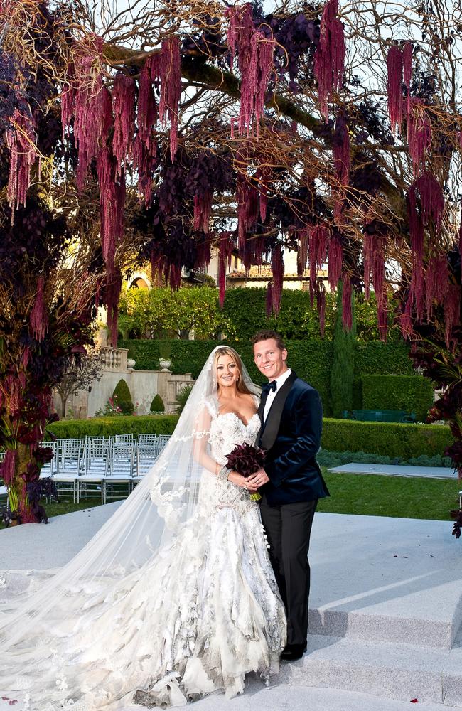 Wedded bliss ... Nick Candy and Holly Valance tied the knot on September 29, 2012 in Beverly Hills, California. Picture: Pascal Plessis/Getty Images