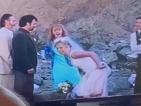 A video of a woman’s parents at their wedding has seemingly proven one of the biggest mistakes modern couples make on their big day. Picture: Reddit