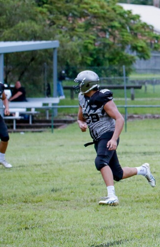 Raptors linebacker Viliami Taufa.