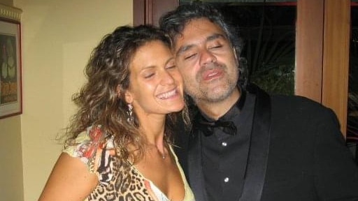 Andrea Bocelli at Enzo's Ristorante.