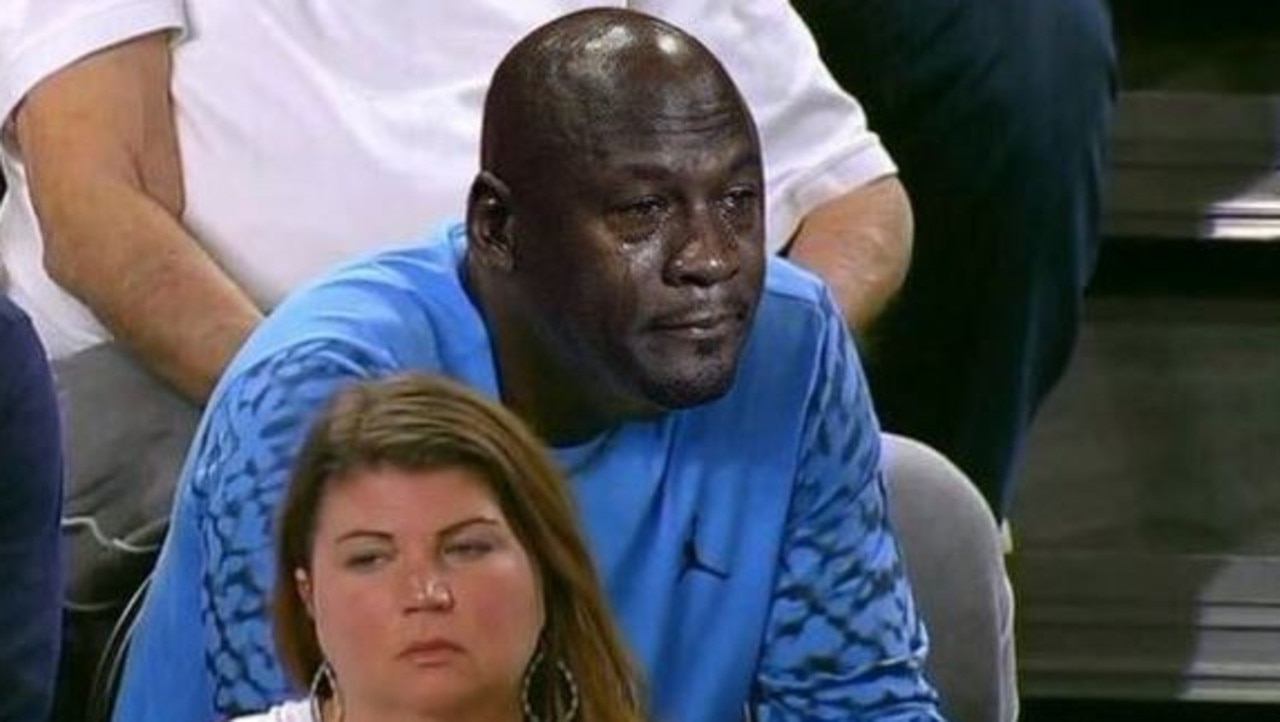 Elaborar panel africano Crying Jordan memes: Best of NCAA Championship game, Michael Jordan