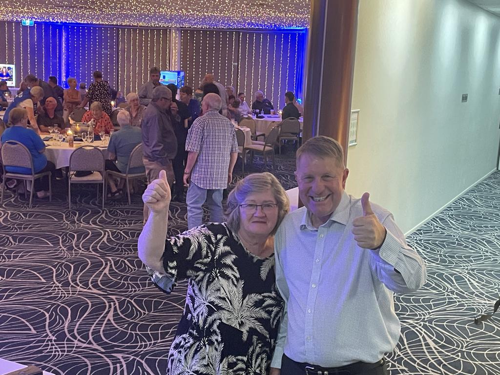 Hervey Bay's LNP candidate David Lee with wife Jillian.