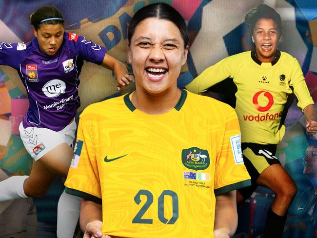 Photo of Sam Kerr for WA feature.