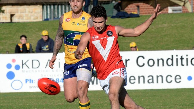 Former SANFL star Nick Amato has been dominant at Uraidla Districts. Picture: File