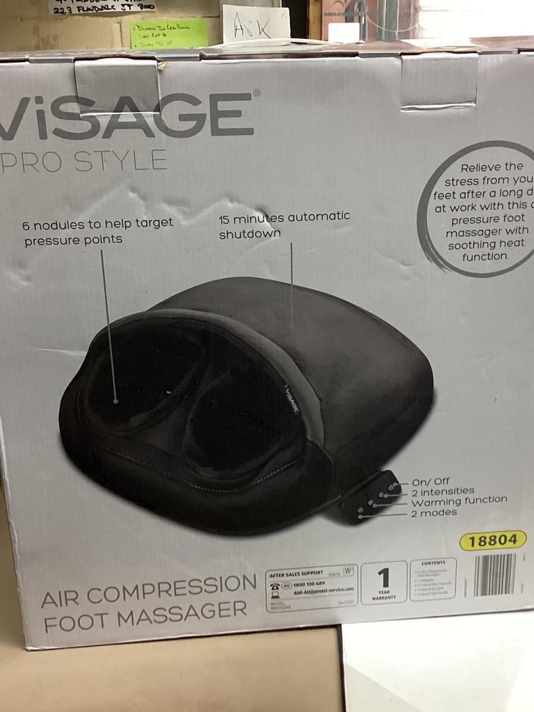 The owner of a foot massager might be feeling the pressure after losing their item on the train.