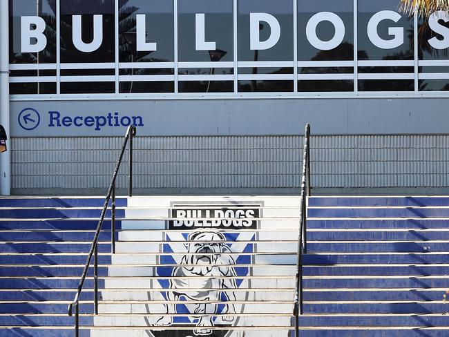 SYDNEY, AUSTRALIA - MAY 16: Canterbury Bulldogs NRL General Manager of Football Phil Gould is seen as he leave the Bulldogs offices at Belmore Sports Ground on May 16, 2022 in Sydney, Australia. Gould then spoke to the media as he left the ground after the announcement this morning that Trent Barrett had quit the role of Bulldogs head coach. (Photo by Mark Kolbe/Getty Images)