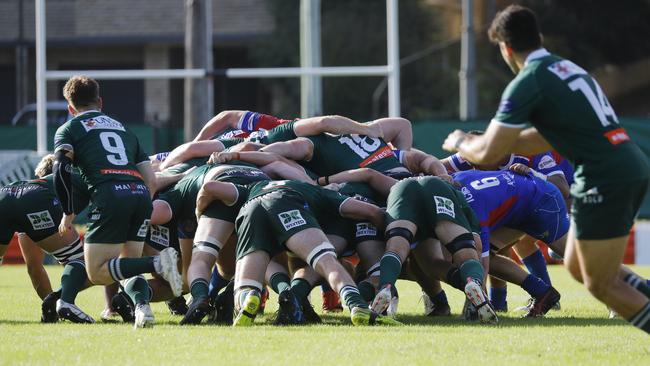 Randwick playing Manly in round three of the Charter Hall Shute Shield Premiership. Pic: Karen Watson.