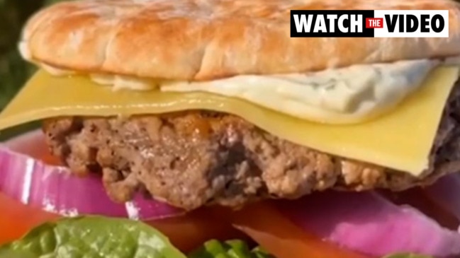 Man's fakeaway burger causes stir