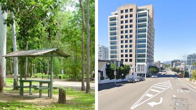 Broadwater, Abergowrie State Forest and the Townsville CBD were the scenes of two weekend crashes around the Townsville region. Pictures: Supplied.