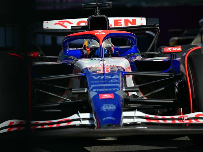 Ricciardo steers his car during the Azerbaijan Grand Prix. Picture: AFP