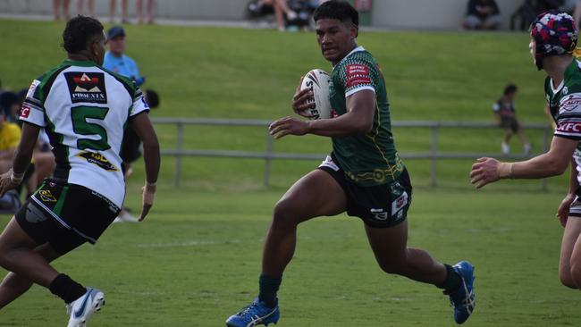 Meninga Cup semi-final action between the Ipswich Jets and Townsville Blackhawks. Saturday April 15, 2023.