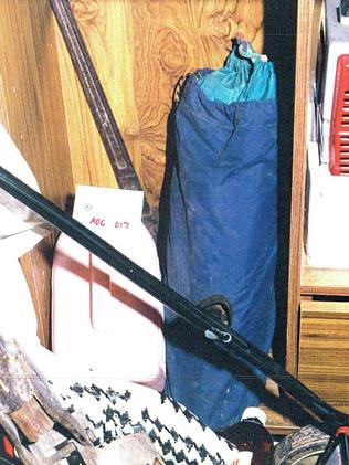 Police found Schmidl’s sleeping bag (above) in Ivan Milat's home.