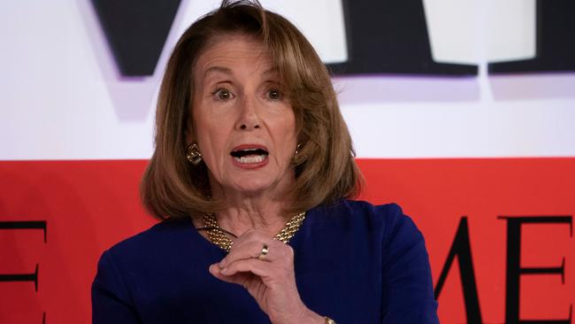 “I don’t think we should go down that (impeachment) path because it divides the country. And he’s just not worth it” - Nancy Pelosi, House Speaker. Picture: AFP  