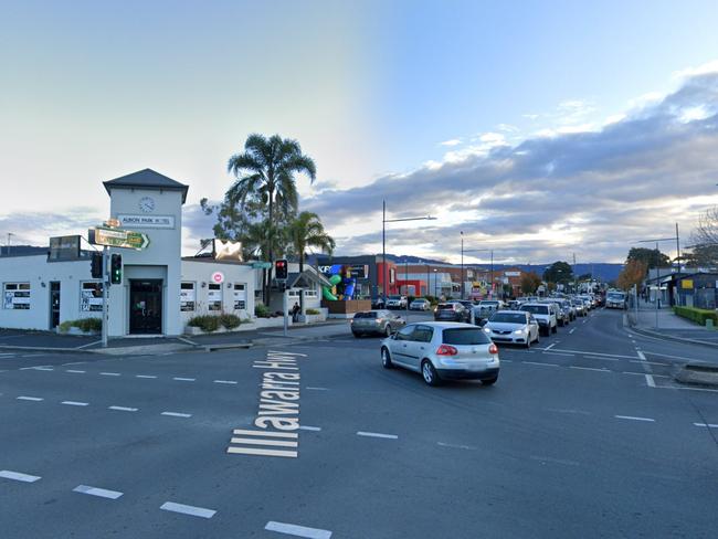 Tongarra Rd near Terry Ln, Albion Park. Picture: Google Maps