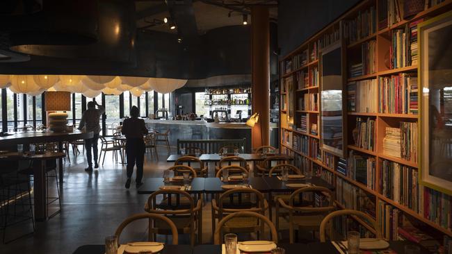 The interior at Naga Thai Restaurant and Bar at Eagle Street Pier