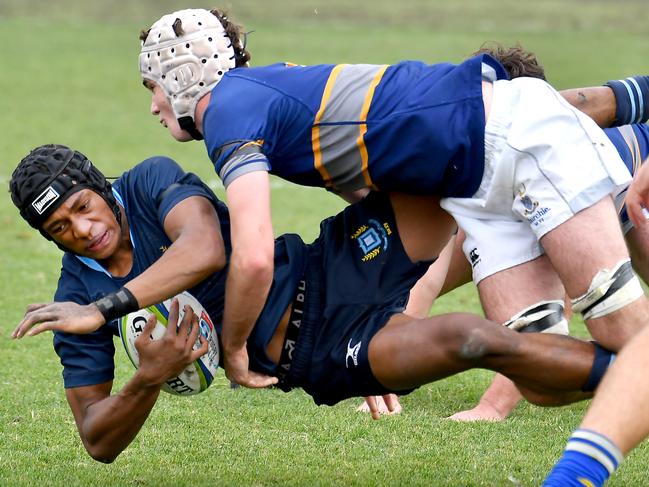 GPS first XV rugby between Churchie and Brisbane Grammar School.Saturday September 3, 2022. Picture, John Gass