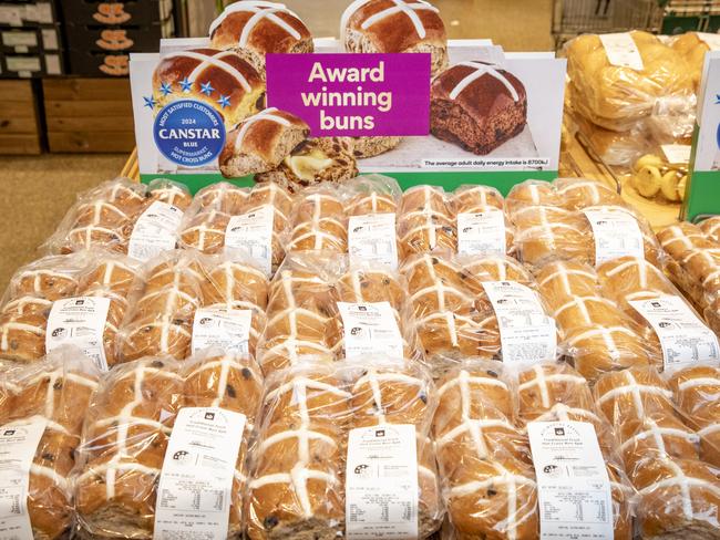 Woolworths Hot Cross Bun Range 2024. Picture: Dallas Kilponen/Woolworths