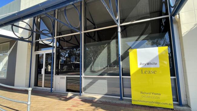 The recently-closed Tailem Bend Bank SA branch.