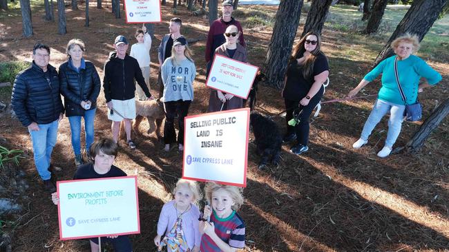 Torquay resident Paul Maguire says the potential sale of Cypress Lane would negatively impact his neighbourhood. Picture: Mark Wilson